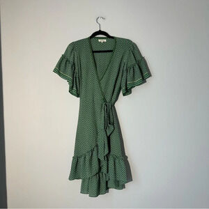 Max studio green dress size xs